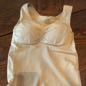CONTORLY Beige Camisole, 2X,